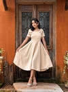 VESTIDO PRISCILA ALFAIATARIA DE LAÇO NOS OMBROS