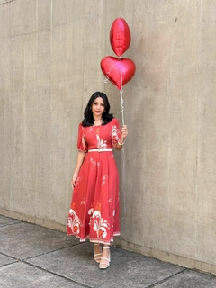 VESTIDO DOCE REFÚGIO FLORAL - loja online