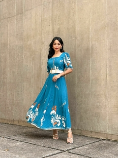VESTIDO DOCE REFÚGIO FLORAL - ESTILOSA DE SAIA