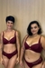 CONJUNTO PLUS SIZE MICROFIBRA E RENDA ESTRUTURADO COM BOJO DRAPEADO E ARO