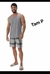Pijama Curto - Masculino - Regata