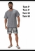 Pijama Curto - Masculino - comprar online