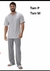 Pijama Curto - Masculino - Longo