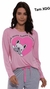 Pijama Longo Feminino Você Mora no Meu Coração