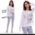 Pijama Longo Feminino Veja a Vida po Outro Ângulo
