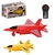 *AVIAO CACA COM CONTROLE REMOTO * VERMELHO E AMARELO