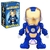 Boneco Personagem Robô Menino Com Armadura Interativo