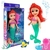 Boneca Sereia Ariel Acende Luz Colorida 20 Cm