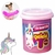 Slime Gelele Baldinho 125g Unicornio Anti-stress Apertar - Soli Brinquedos