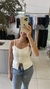TOP PEPLUM COM BOTÃO - Kombi Teen