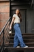 Calça Jeans Wide Leg Dois Rasgos