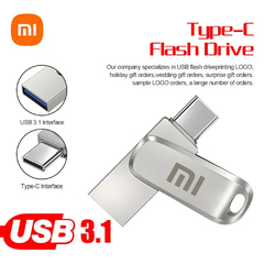Xiaomi-Pen Drive Tipo C OTG, Mini Memory Stick USB de metal, Cartão Flash USB d - loja online
