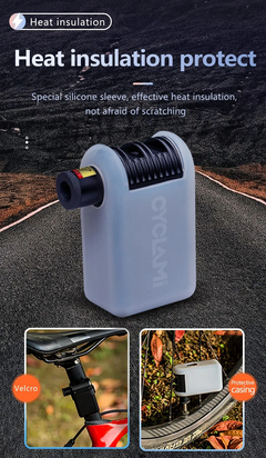 Bomba Eletrica para encher pneu de bicicleta portátil sem fio Carga Rapida USB - comprar online