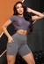 SHORT MEIA COXA COM BOLSO