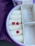 CONJUNTO COLAR, PINGENTE E BRINCO CORAÇÃO VERMELHO