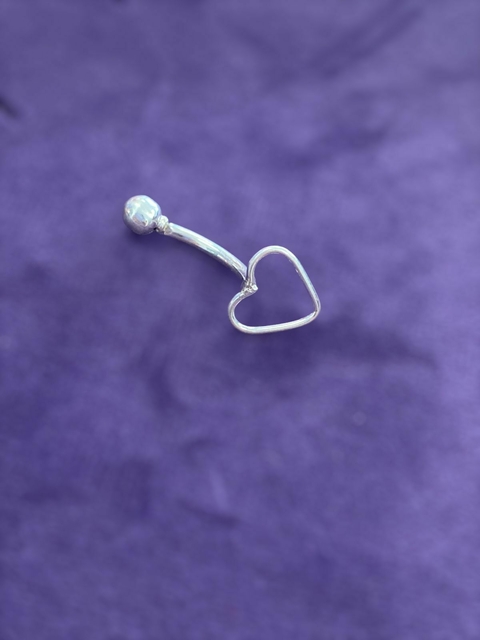 PIERCING UMBIGO CORAÇÃO