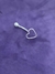 PIERCING UMBIGO CORAÇÃO