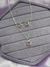 CONJUNTO COLAR, PINGENTE E BRINCO CORAÇÃO ZIRCONIA COLORIDO