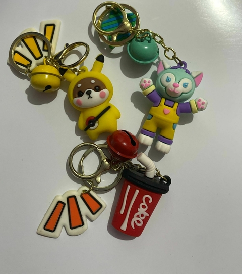 CHAVEIROS DIVERSOS (cores e modelos variados) (unidade)