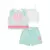 Conjunto Infantil Top Cropped Regata Short Moletom - Kukiê na internet