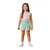 Conjunto Infantil Top Cropped Regata Short Moletom - Kukiê