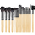Conjunto de 18 Pincéis de Maquiagem Roxo - Cerda Macia para Base e Sombra, Kit Cosmético Completo - comprar online