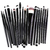 Kit Completo de 20 Pincéis para Maquiagem: Sombra, Base, Pó e Delineador - Para Looks Perfeitos