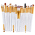 Kit Completo de 20 Pincéis para Maquiagem: Sombra, Base, Pó e Delineador - Para Looks Perfeitos - comprar online