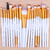 Kit Completo de 20 Pincéis para Maquiagem: Sombra, Base, Pó e Delineador - Para Looks Perfeitos