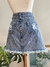 Saia jeans Zíper G - Eco Street Brechó