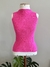 Regata malha rosa M - comprar online