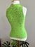 Regata de malha verde M - comprar online