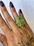 Anel verde brilhoso - comprar online