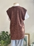 Colete Marrom vintage G - comprar online