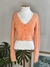 Cardigam cropped Laranjinha M - comprar online