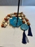 Colar de mesa finalização azul - Mãos da Si Atelier