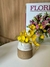 Vaso cru com branco
