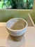 Vaso branco e cor crua