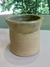 Cachepô cru e verde - Mãos da Si Atelier