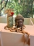 Vaso verde com flores - comprar online