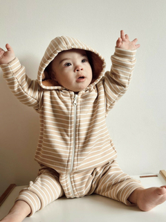 Mono rallado beige