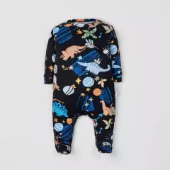 pijama negro dinos