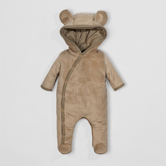 Enterito piel oso beige