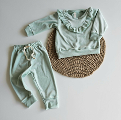 Conjunto Plush volado Aqua - comprar online