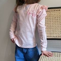 Remera Love Rosa