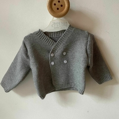 Saquito Tejido Gris - comprar online