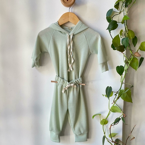 Conjunto con Capucha Aqua