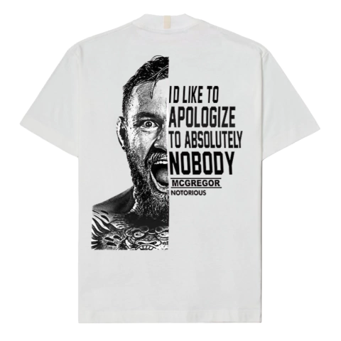 Camiseta Branca Connor Mcgregor - Malha Fria