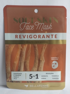 Máscara Soft Skin Face Mask Revigorante - Bella Femme