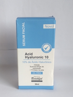 Sérum Facial Acid Hyaluronic 10 - Face Beautiful Profissional